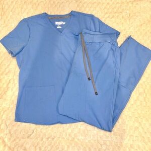 Ceil Blue Scrub Set
